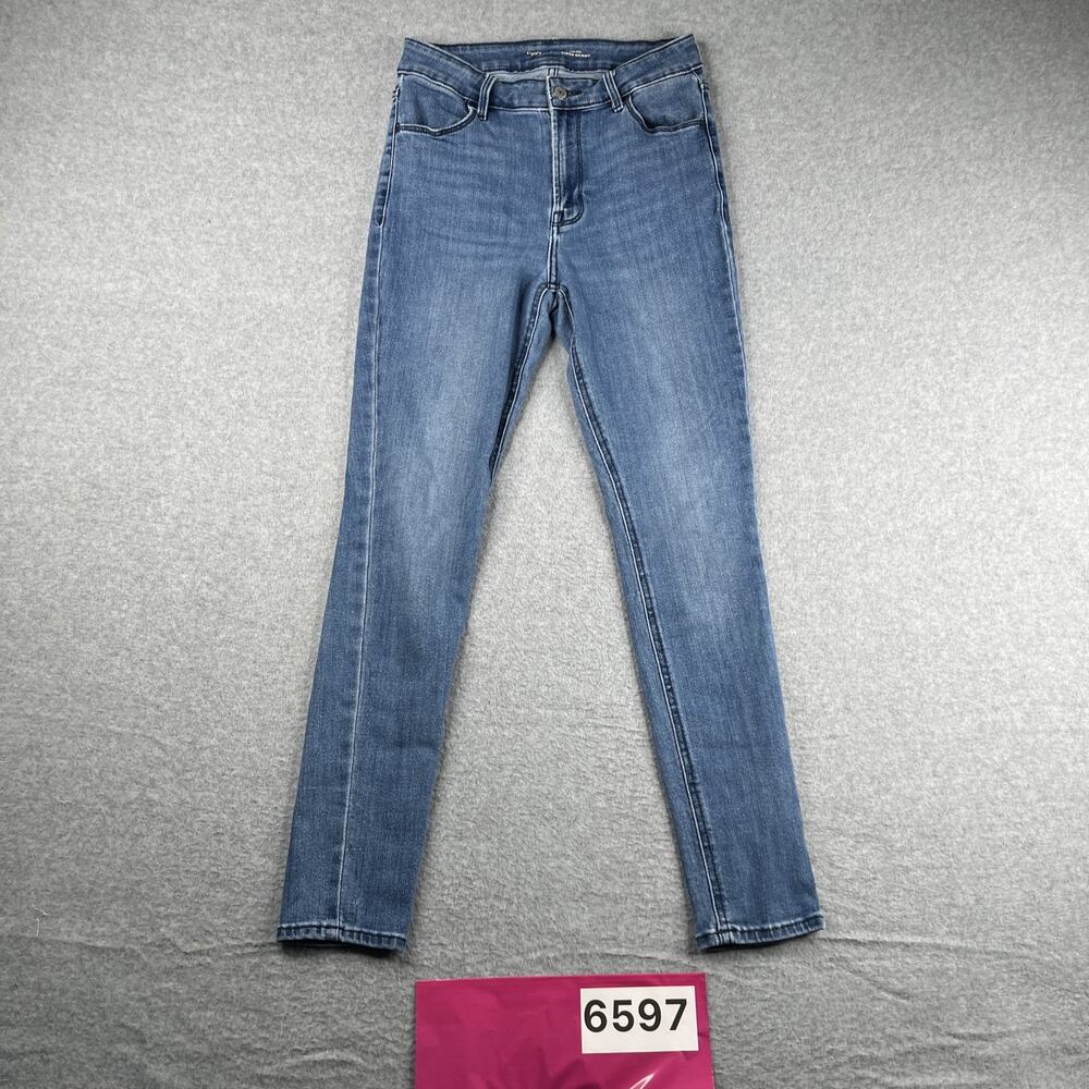 Old Navy High Rise Super Skinny Denim Jeans Women’s Size 4 Blue Stretch *SEE